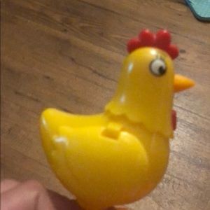 A toy chicken